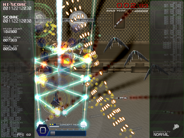 M.E.F.A2はやや前方に集中するため、雑魚の殲滅には向かない場面もある