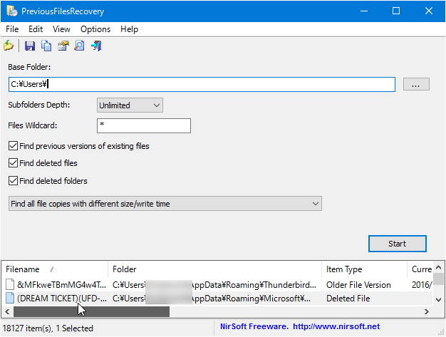 「PreviousFilesRecovery」v1.00