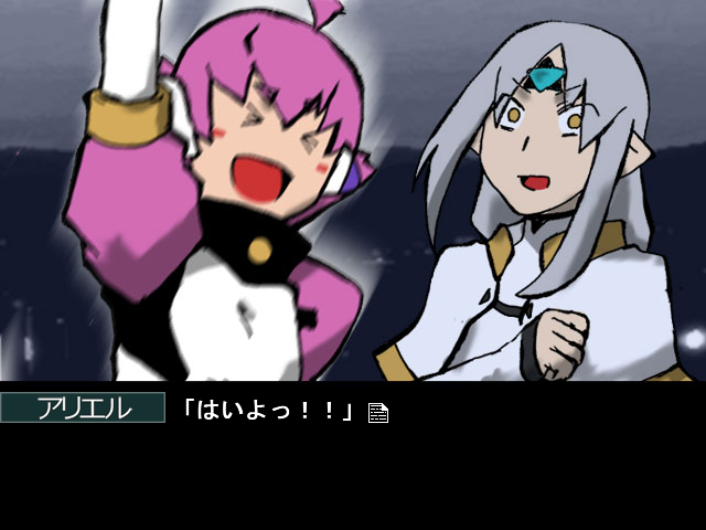 戦いの合間にはコミカルなシーンも