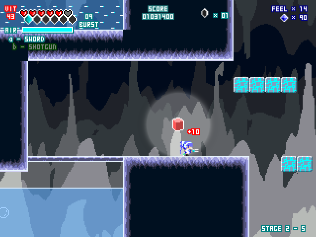 ライフを回復するポイントが登場