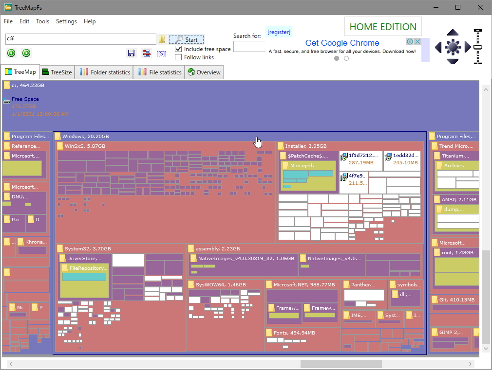 ダブルクリックすればアニメーション付きで拡大表示できる