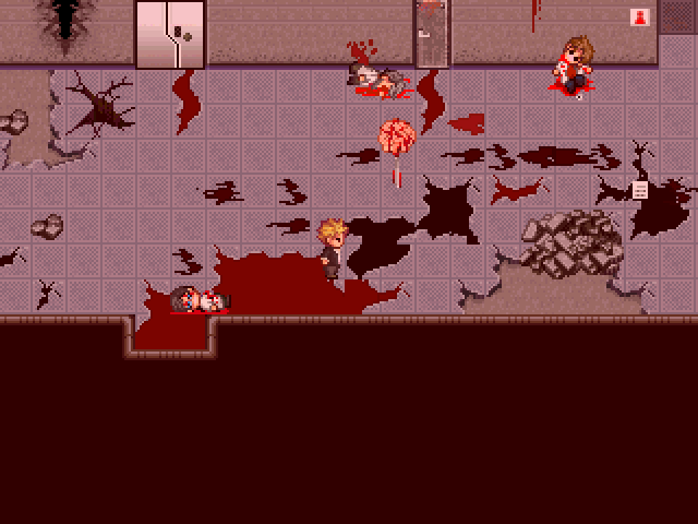 探索を進めると、グロテスクな怪物が現れる！