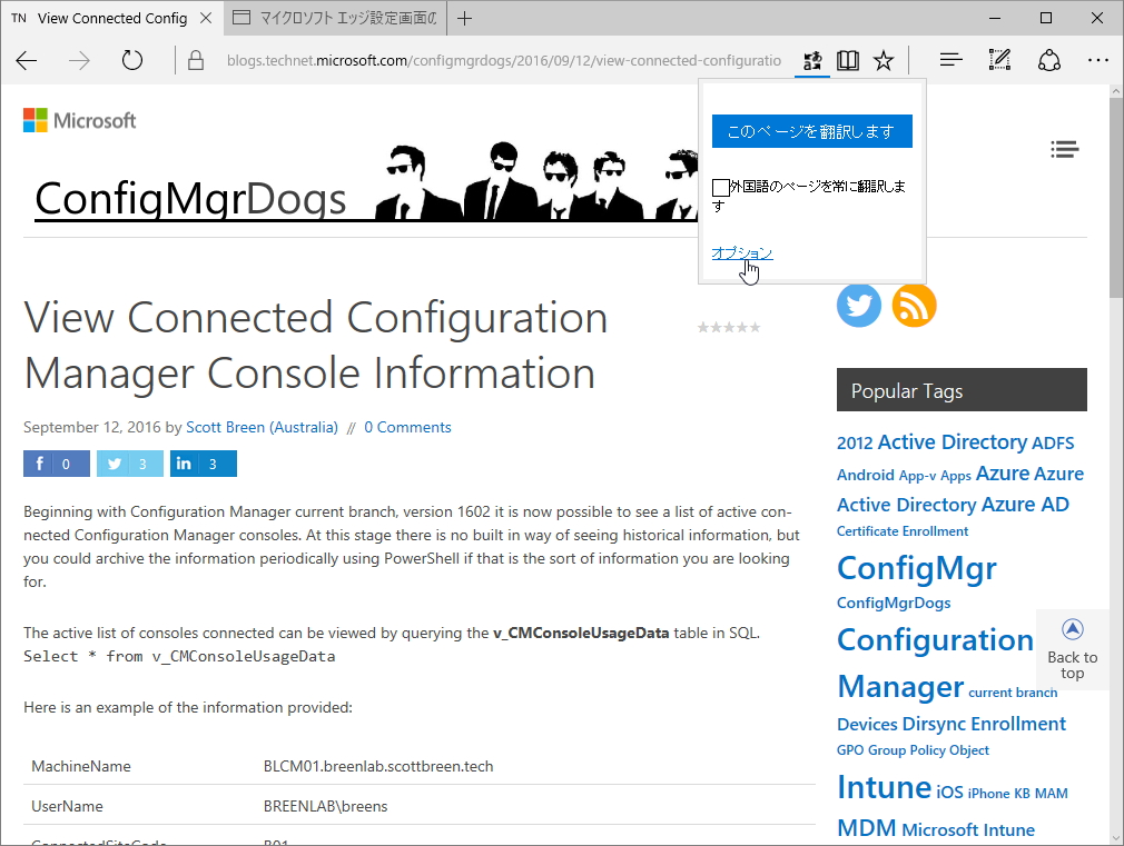 「Translator For Microsoft Edge」v0.91.14.0
