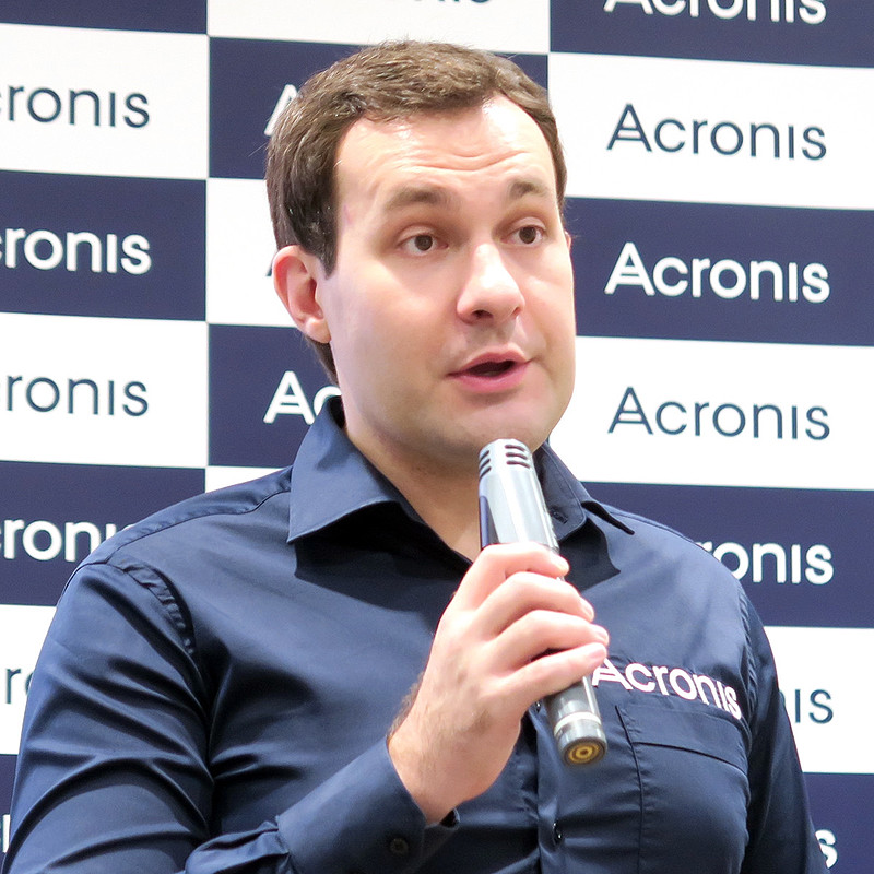 Acronis VP/GM Global Consumer Online Sales GaidarのMagdanurov氏