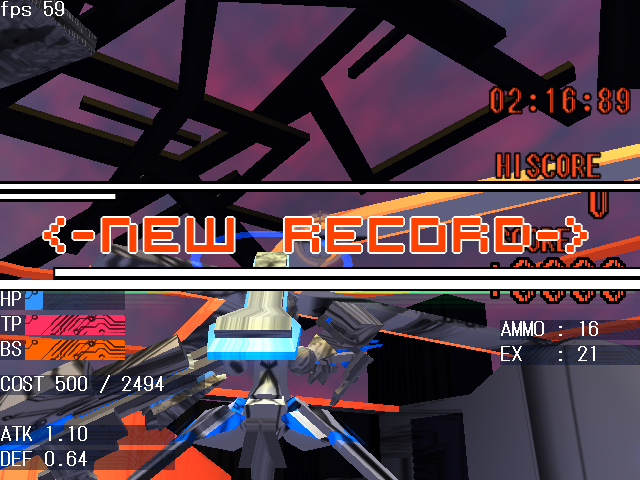 ステージクリア時のスコアによって、ロボットのCAPが上昇する。クリアしたステージに再挑戦してハイスコアを狙うのも大切だ