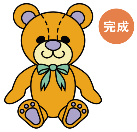 無料ドローツールでクマのイラストを描く 第5回 全5回 フィルとストロークを設定しよう 窓の杜