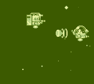 自分がいくら撃っても敵は倒せない。ワープガンで敵を敵弾に誘い込むアイデアが求められる