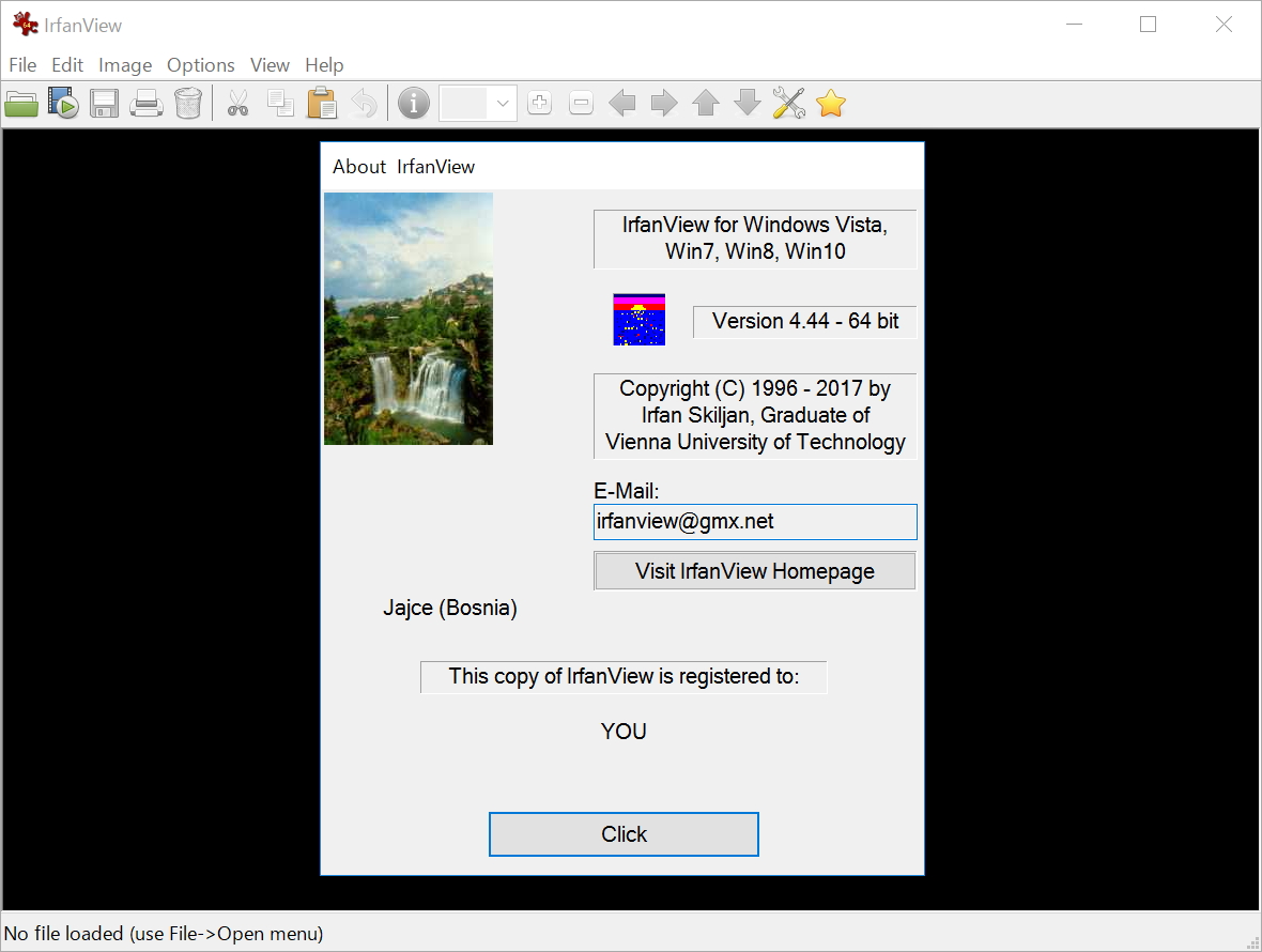 「IrfanView」v4.44