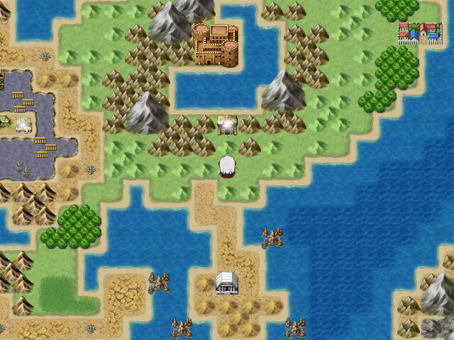 次の目的地となるダンジョンは光って表示される。目的地が複数あり、好きな順番で攻略できる場面も