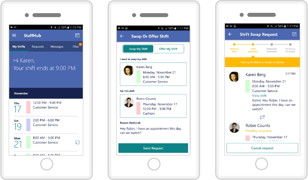 iOS/Android対応のモバイルアプリ