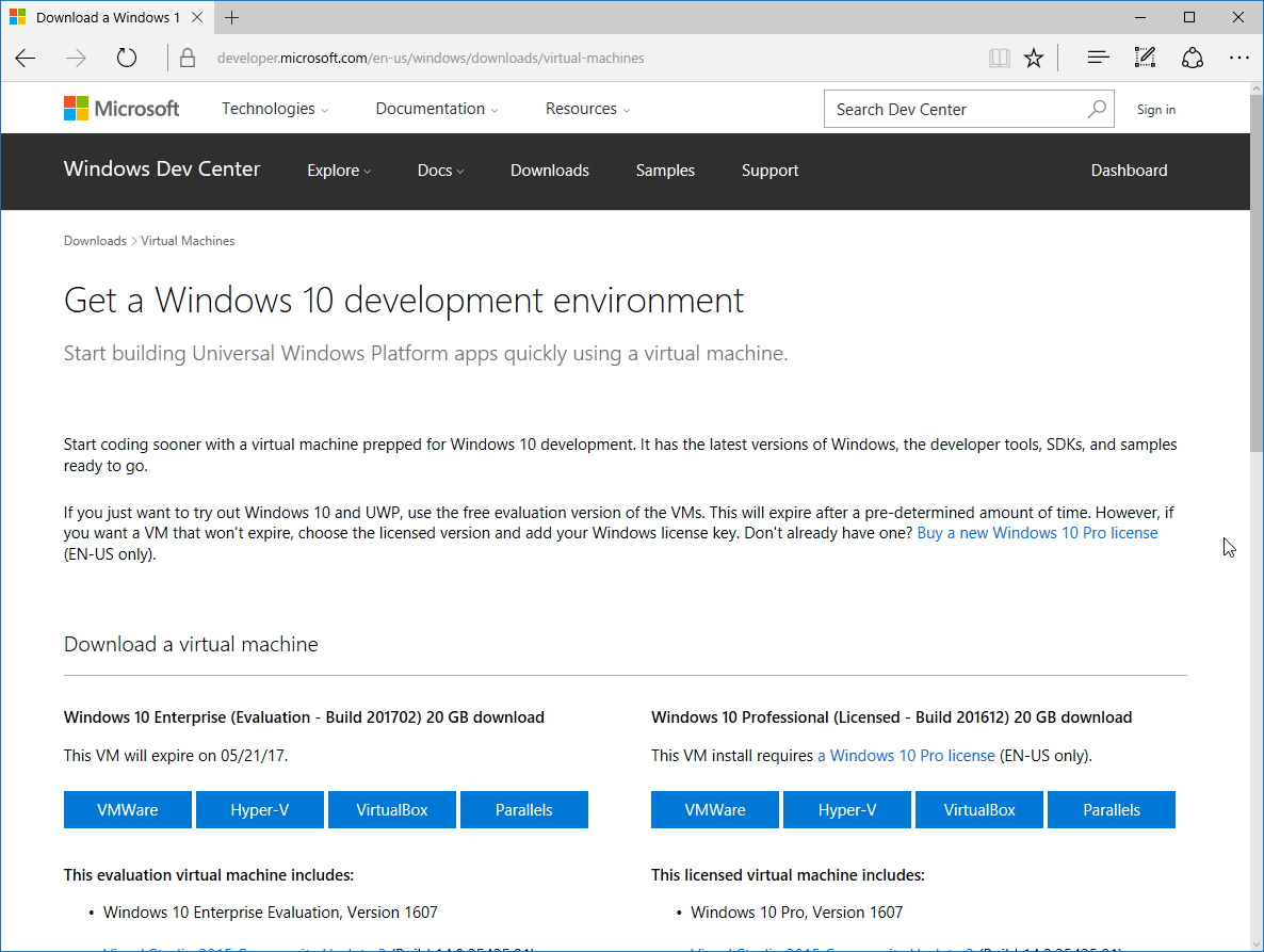 ダウンロードページ