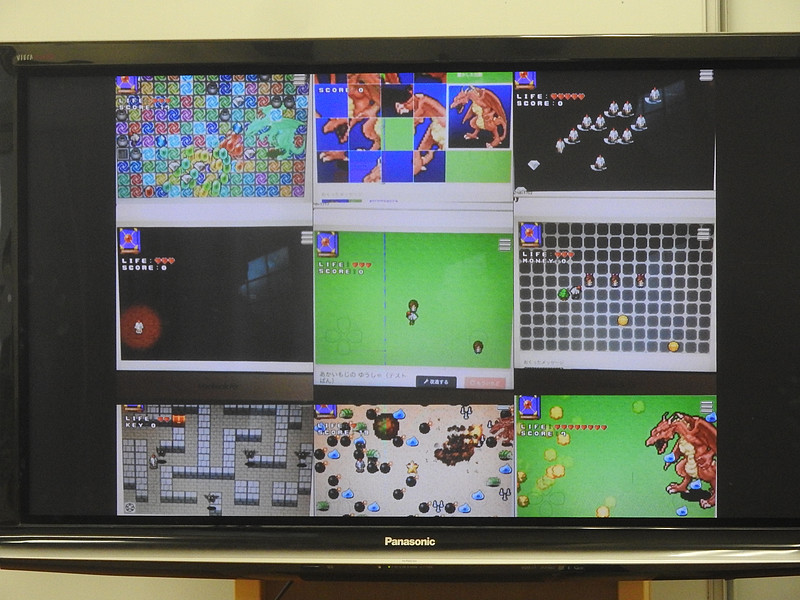 自分で作成したステージは、公開することができる。現在、600を超えるステージが公開されているが、そのほとんどは小学生が作成したものだ