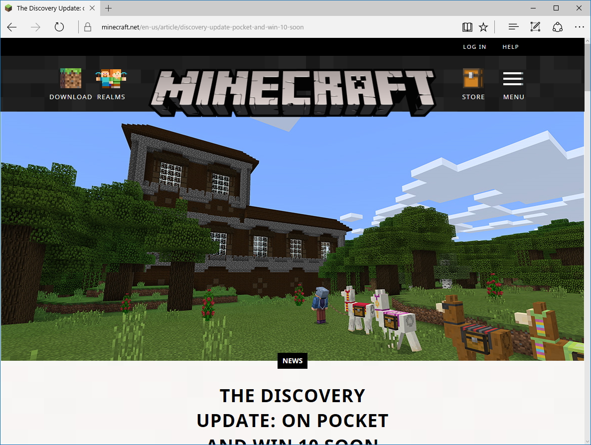 Mojangの公式ブログ