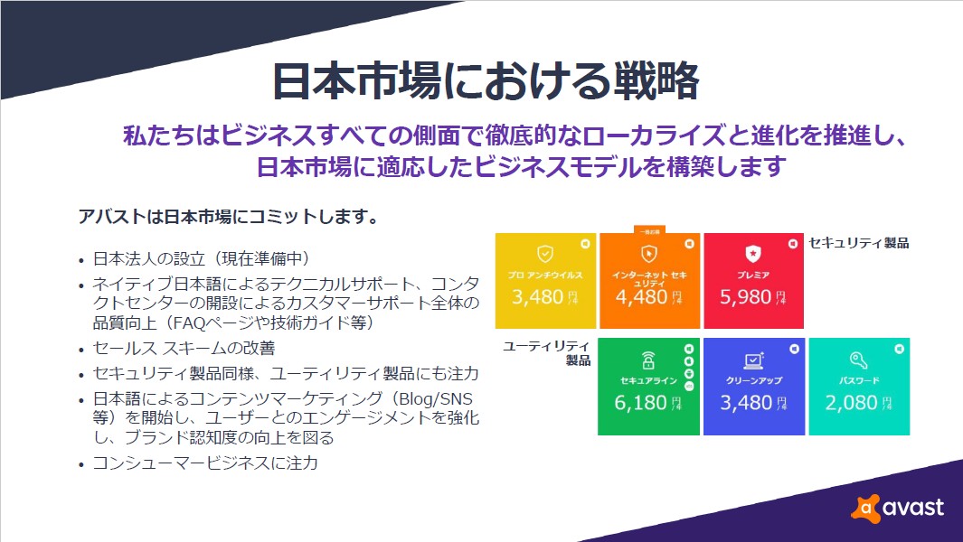 日本法人の設立を準備中