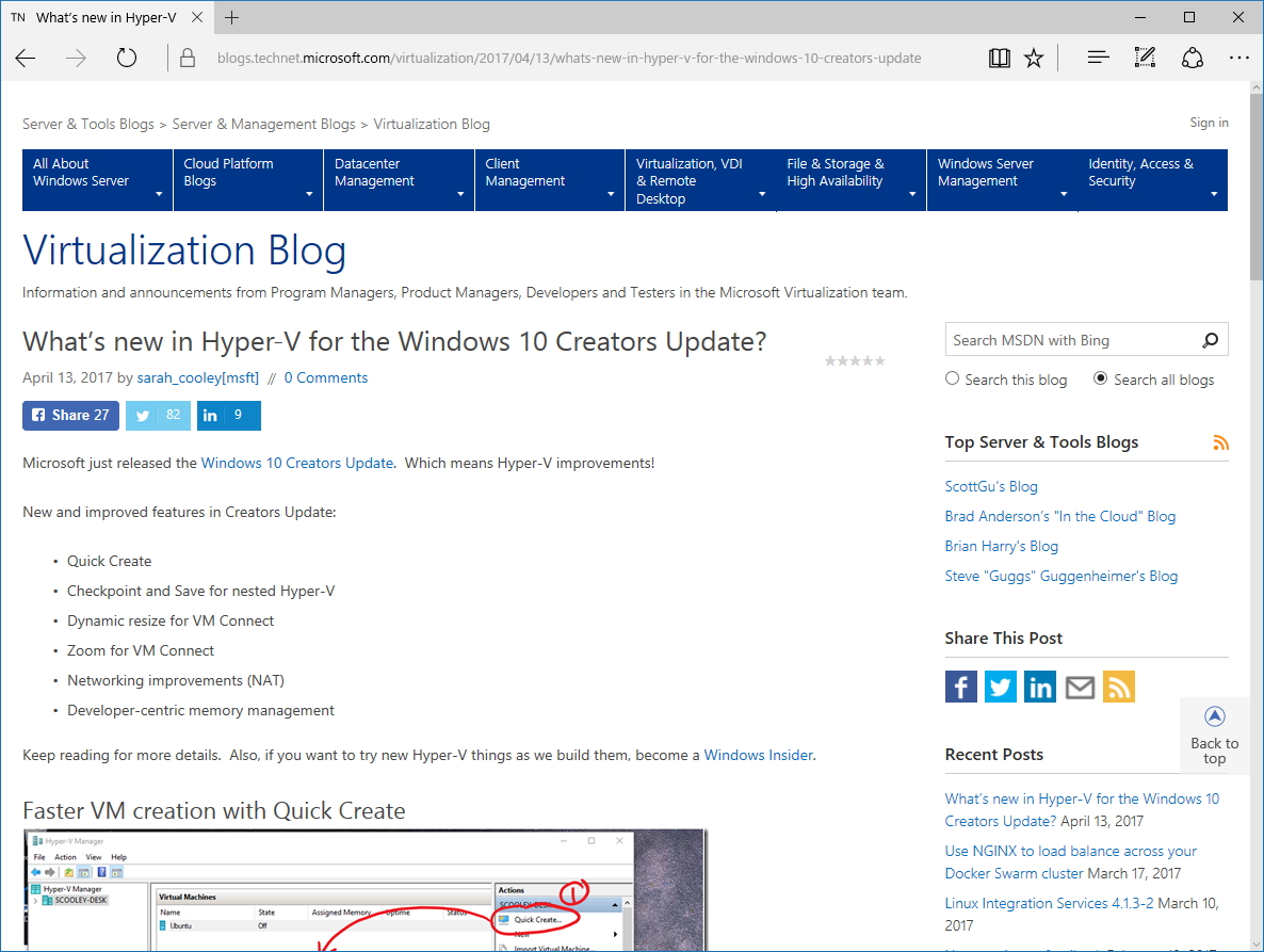 公式ブログ“Virtualization Blog”