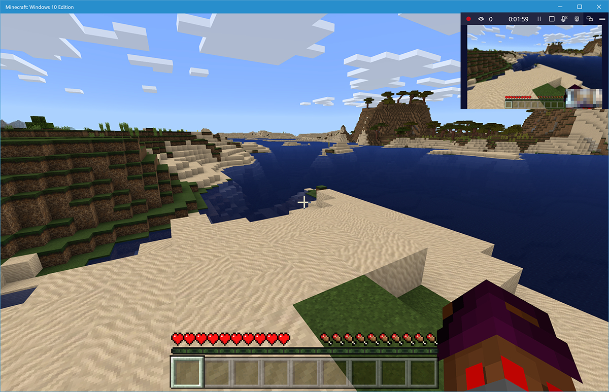 こちらは配信側の画面。PCゲームの端に配信中の画面やWebカメラによる自身の映像が配信される