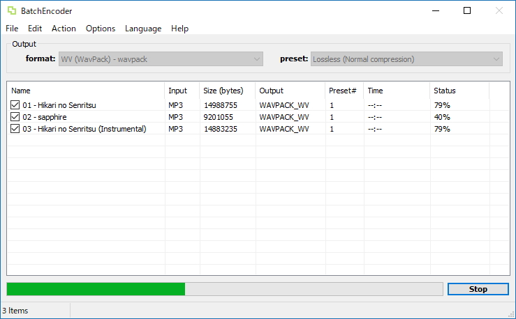 「BatchEncoder」v1.3