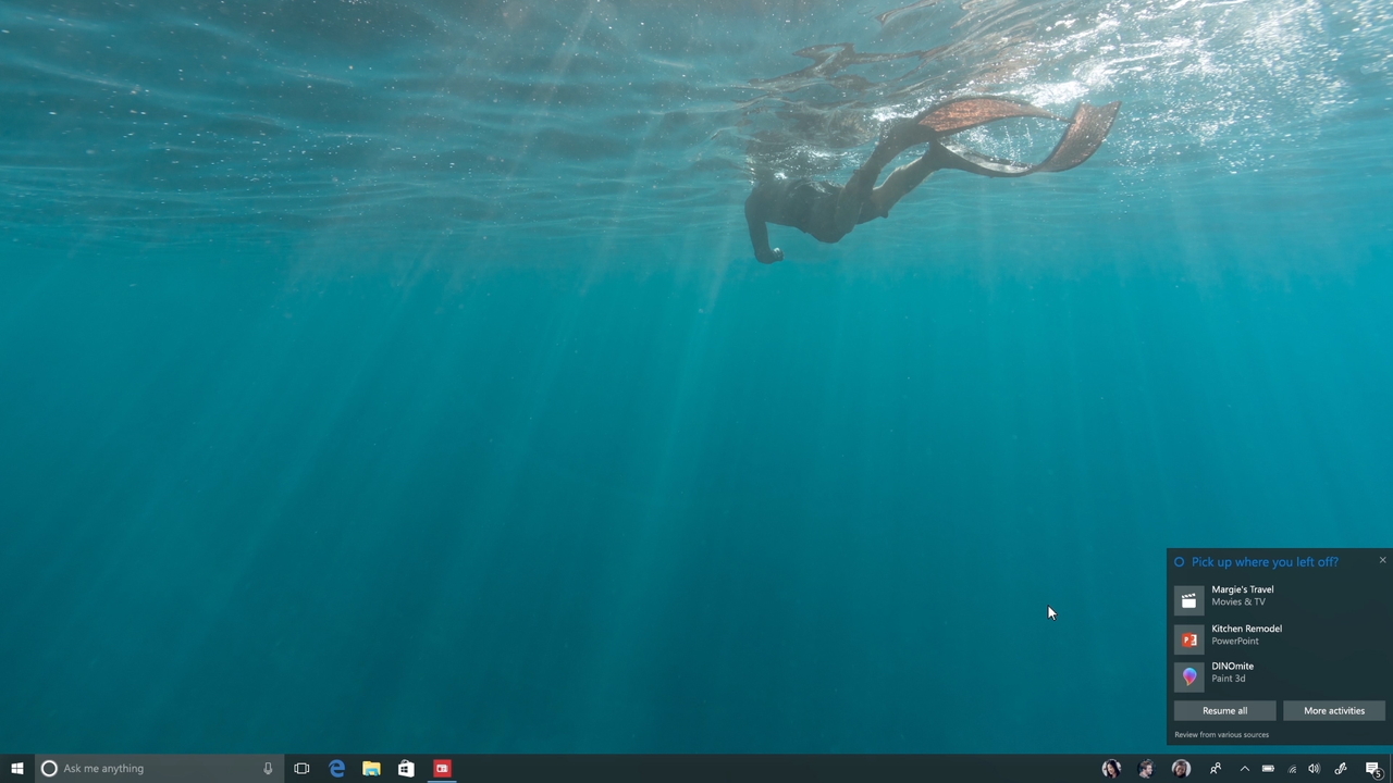 “コルタナ”を介して他のデバイスの作業を継続。Windows/iOS/Androidで利用できる