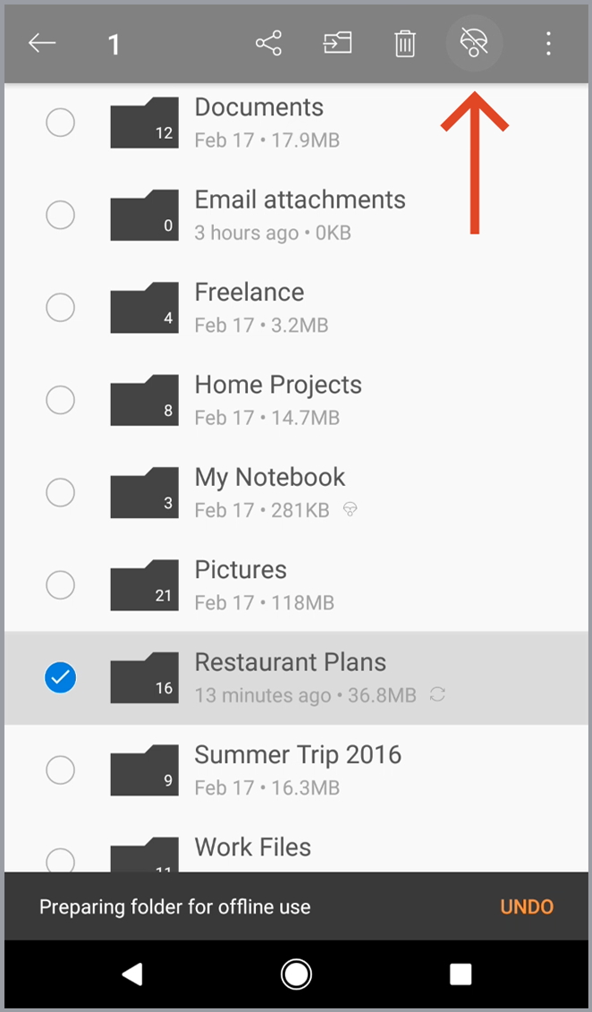 iOS/Android版「OneDrive」アプリにオフラインフォルダー機能が追加