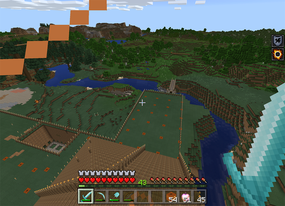 確かに遠くまで広がる風景はキレイですが……