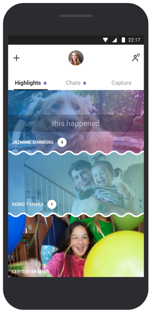“ハイライト”機能