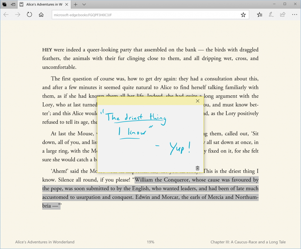 ペン入力で注釈を追加できるインクノート