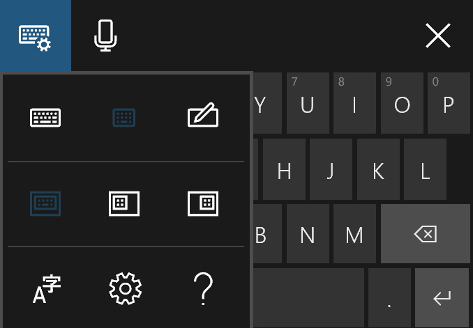 設定フライアウトのデザインがアップデート