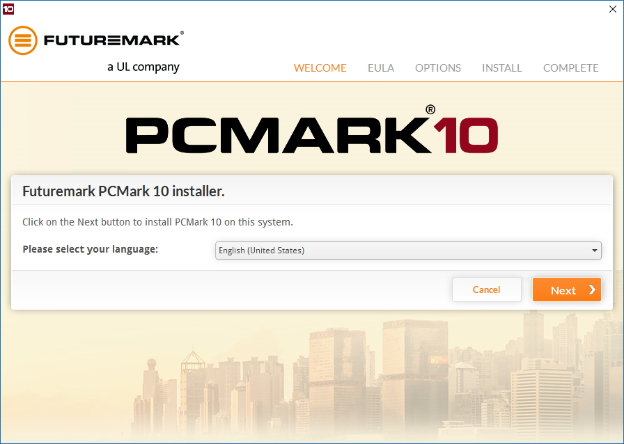 「PCMark 10」v1.0.1271