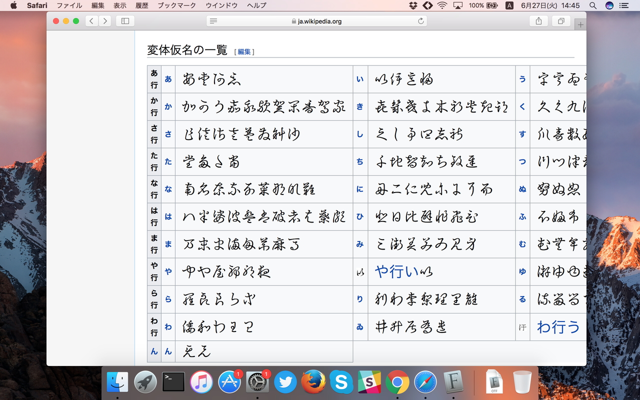 Mac環境にインストールした後