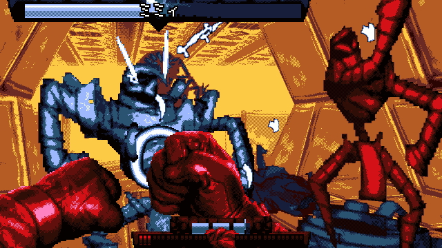 拳で敵を叩きのめす！