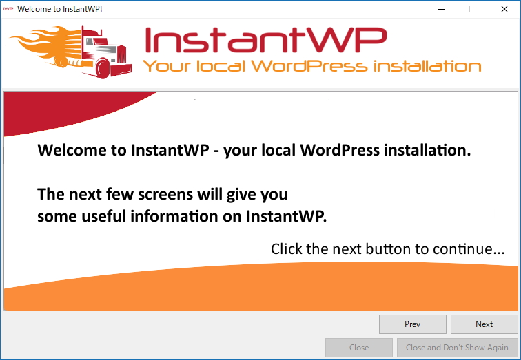 「Instant WordPress」v5.x