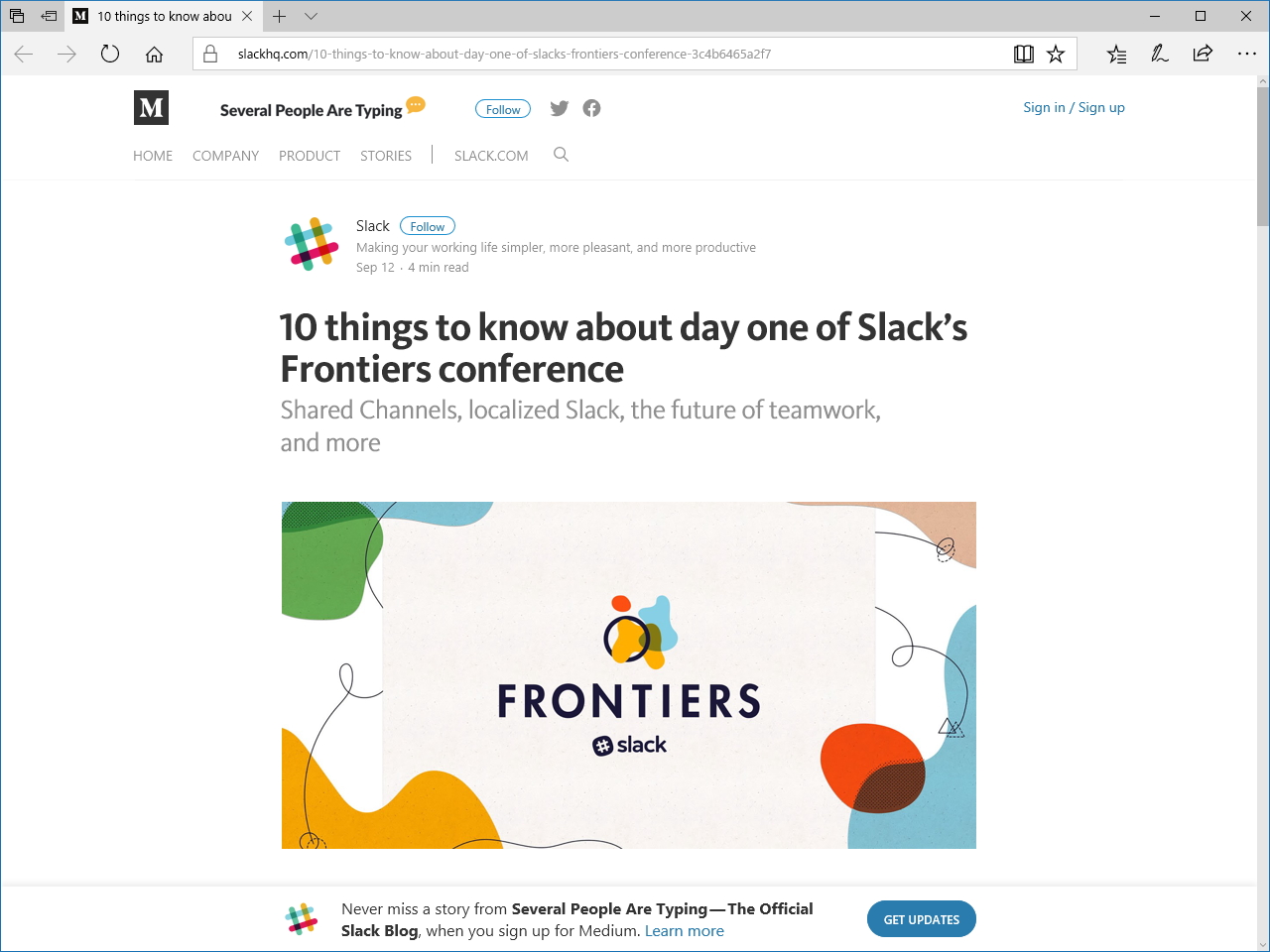 同社の公式ブログ