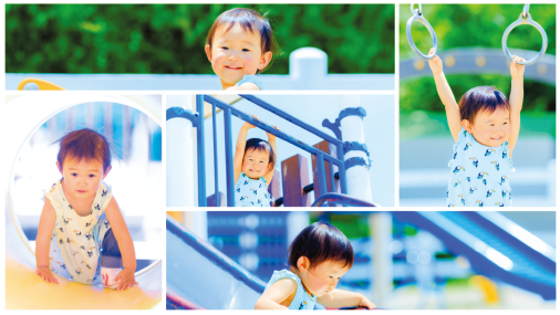 “ビデオコラージュ”機能のイメージ