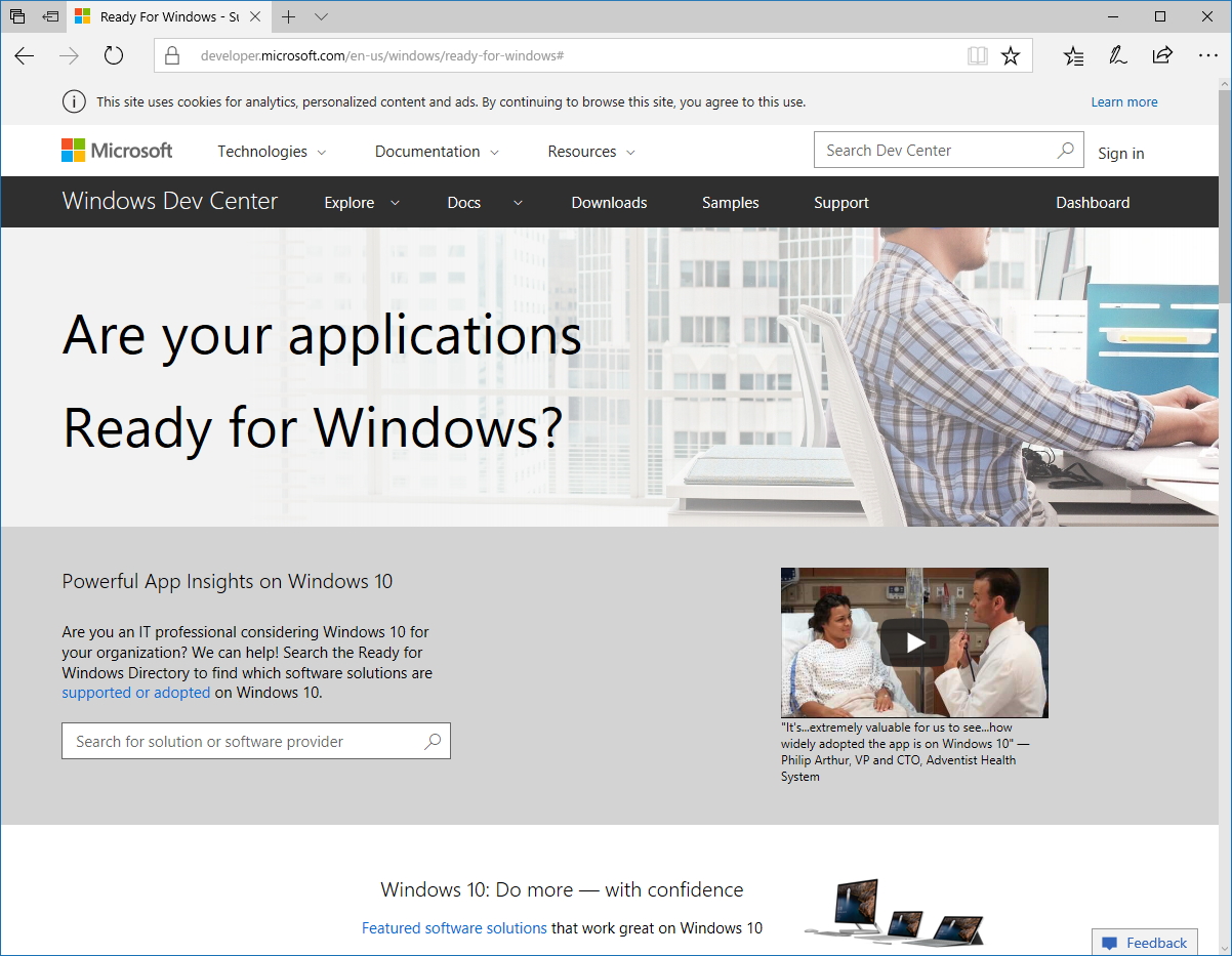 “Ready For Windows”