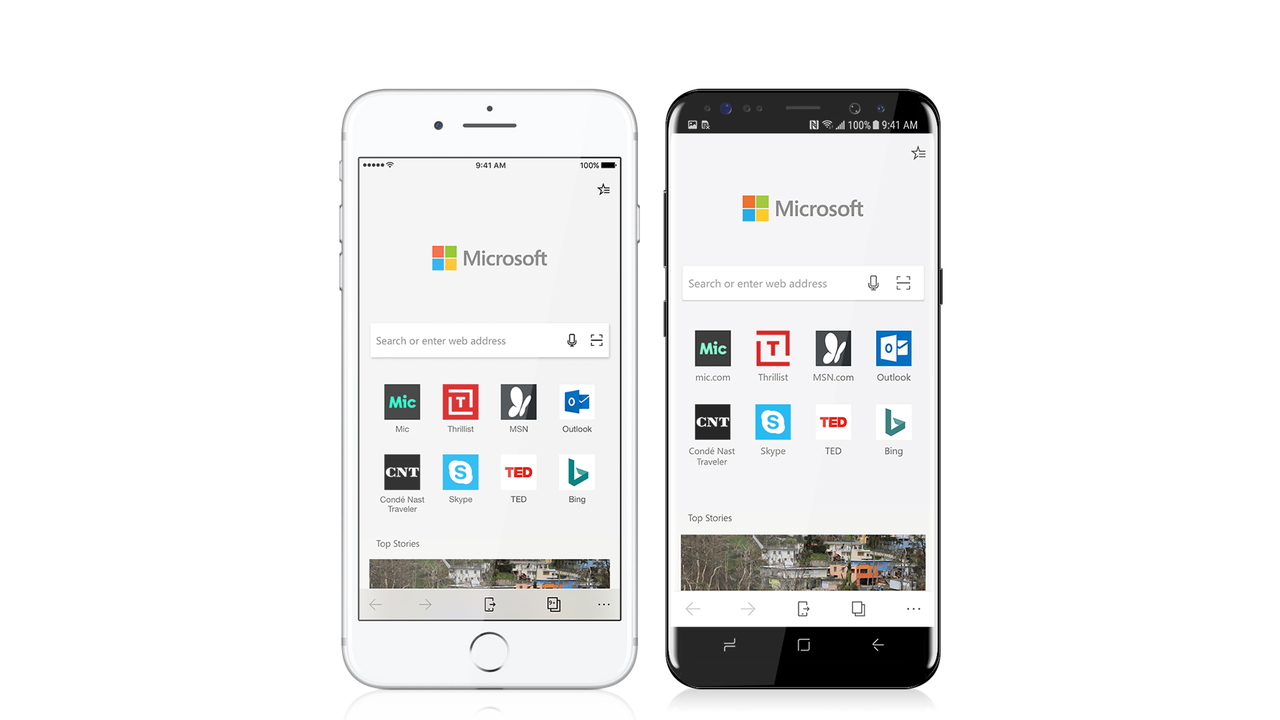 iOS/Android版「Microsoft Edge」