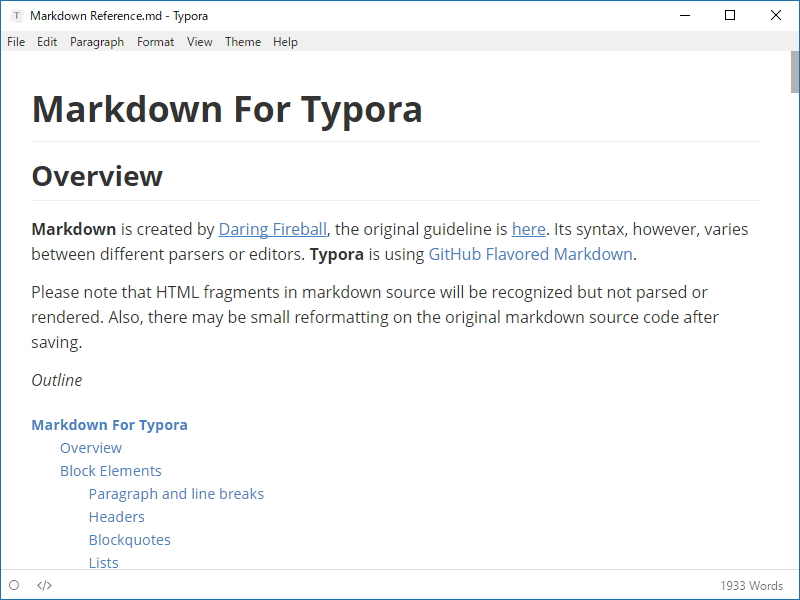 「Typora」v0.9.37 (beta)