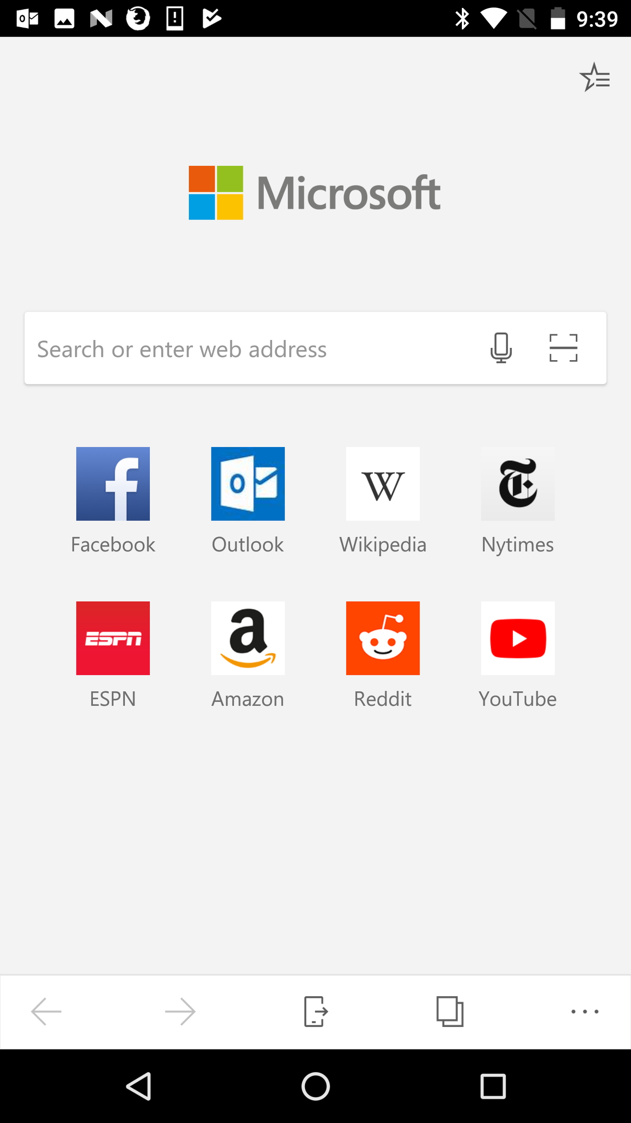 Android向け「Microsoft Edge」
