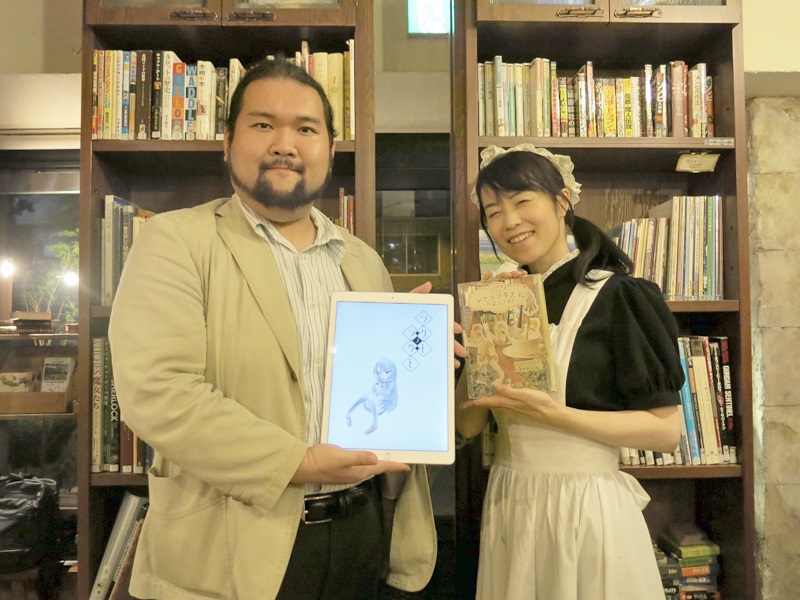 左：SF作家・柴田勝家氏、右：シャッツキステ・ミソノ氏