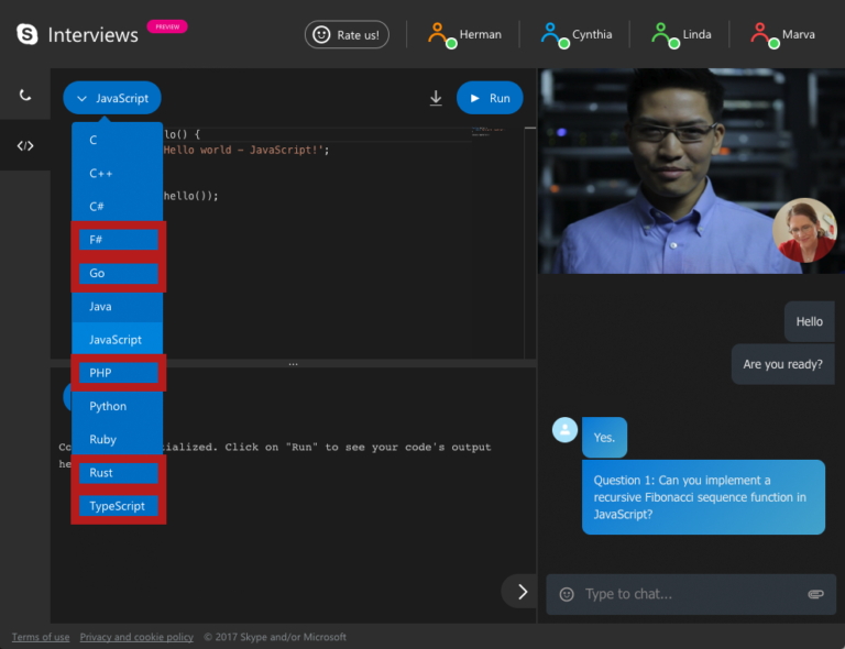 PHP、F＃、Go、Rust、TypeScriptの5言語を新たにサポート
