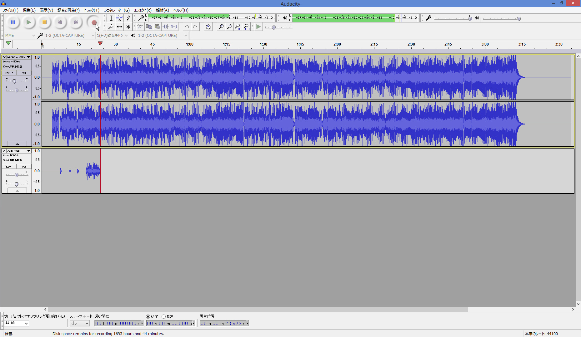 キーボードの［R］でも同じ操作が可能です
