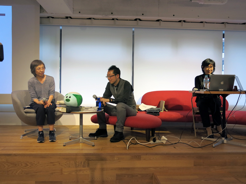 青空文庫 八巻美恵氏（左）、大久保ゆう氏（中）、富田晶子氏（右）