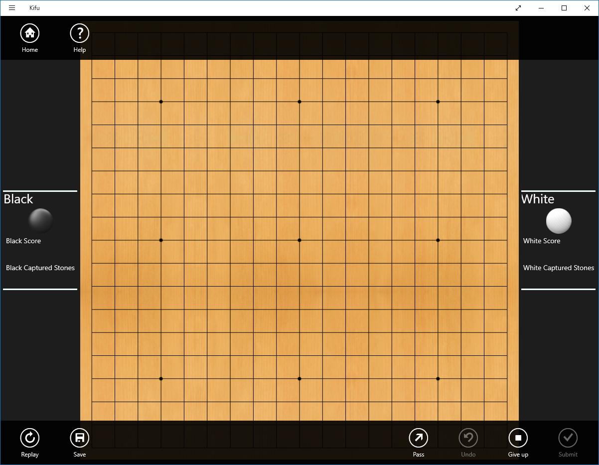 対局画面でアプリバーを表示した様子