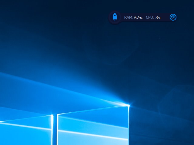 デスクトップガジェット“パフォーマンスモニター”