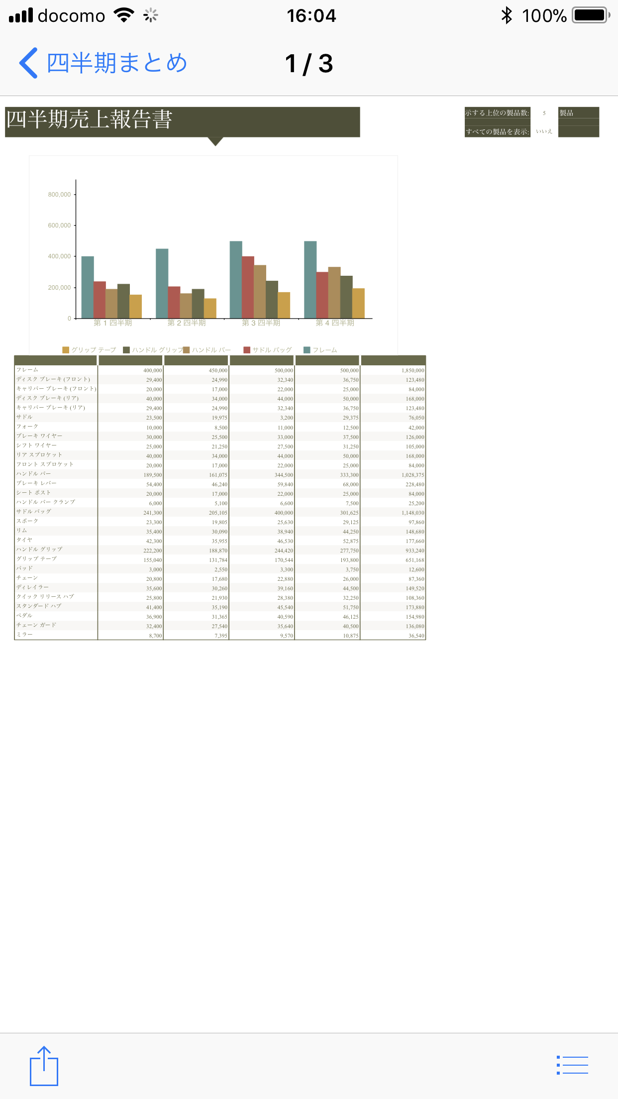 ZIPファイルの場合は、次の画面で［内容をプレビュー］をタップする。ZIPファイル内に含まれるファイル数も確認できる。ただし、2バイトのファイルの内容は確認できない
