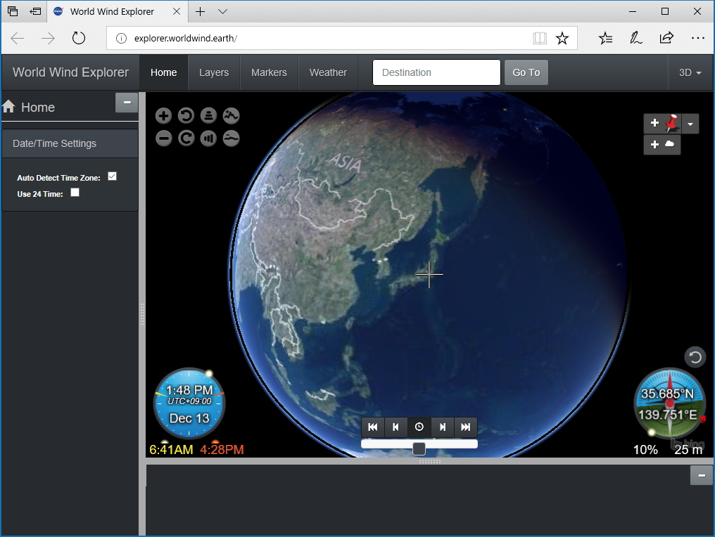 「World Wind Explorer」