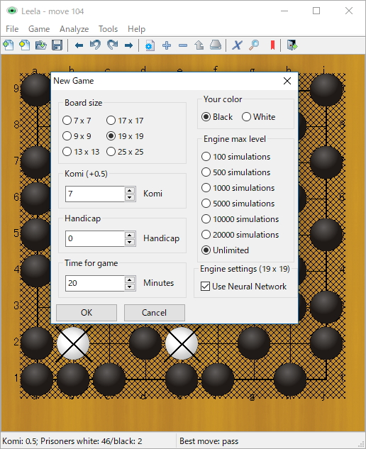 ［New Game］ダイアログ