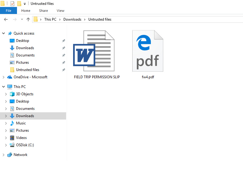“WDAG”の「Microsoft Edge」でホストへのファイルダウンロードが可能に（同社ブログより引用）