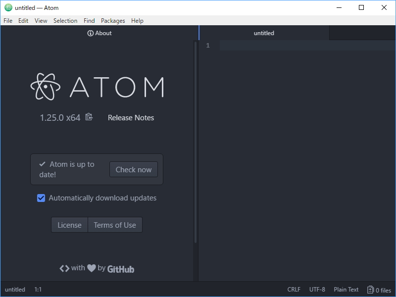 「Atom」v1.25.0