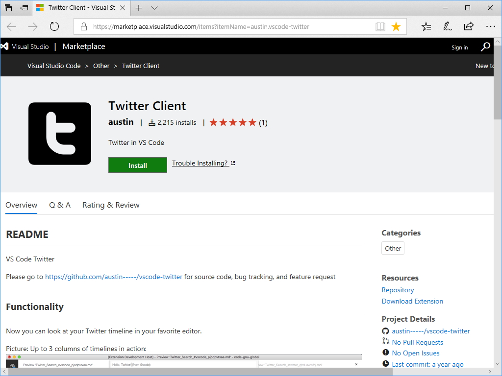 「Twitter Client」v0.7.1
