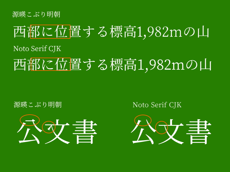 オリジナルのひらがな、“筆押さえ”を取り入れた漢字など、細部に手が加えられている
